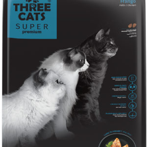 Alimento Threecats Super Premium Bola Pelo Castrados 10,1 Kg Pollo