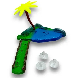 Terraza Isla Para Tortuga Plastica Pequeña