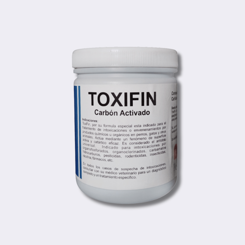 TRATAMIENTO DE INTOXICACIONES TOXIFIN125g (carbón activado tratamiento de envenenamiento) - Imagen 2