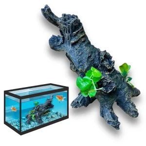 Tronco Raíz Grande ¡El Refugio Perfecto para tus Peces!