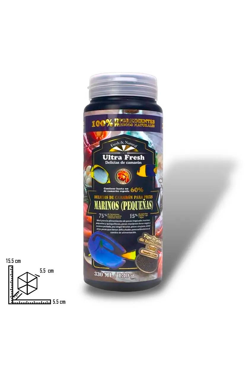 AZOO Marinos 330– Delicias de Camarón para Peces Marinos Pequeños - Imagen 3