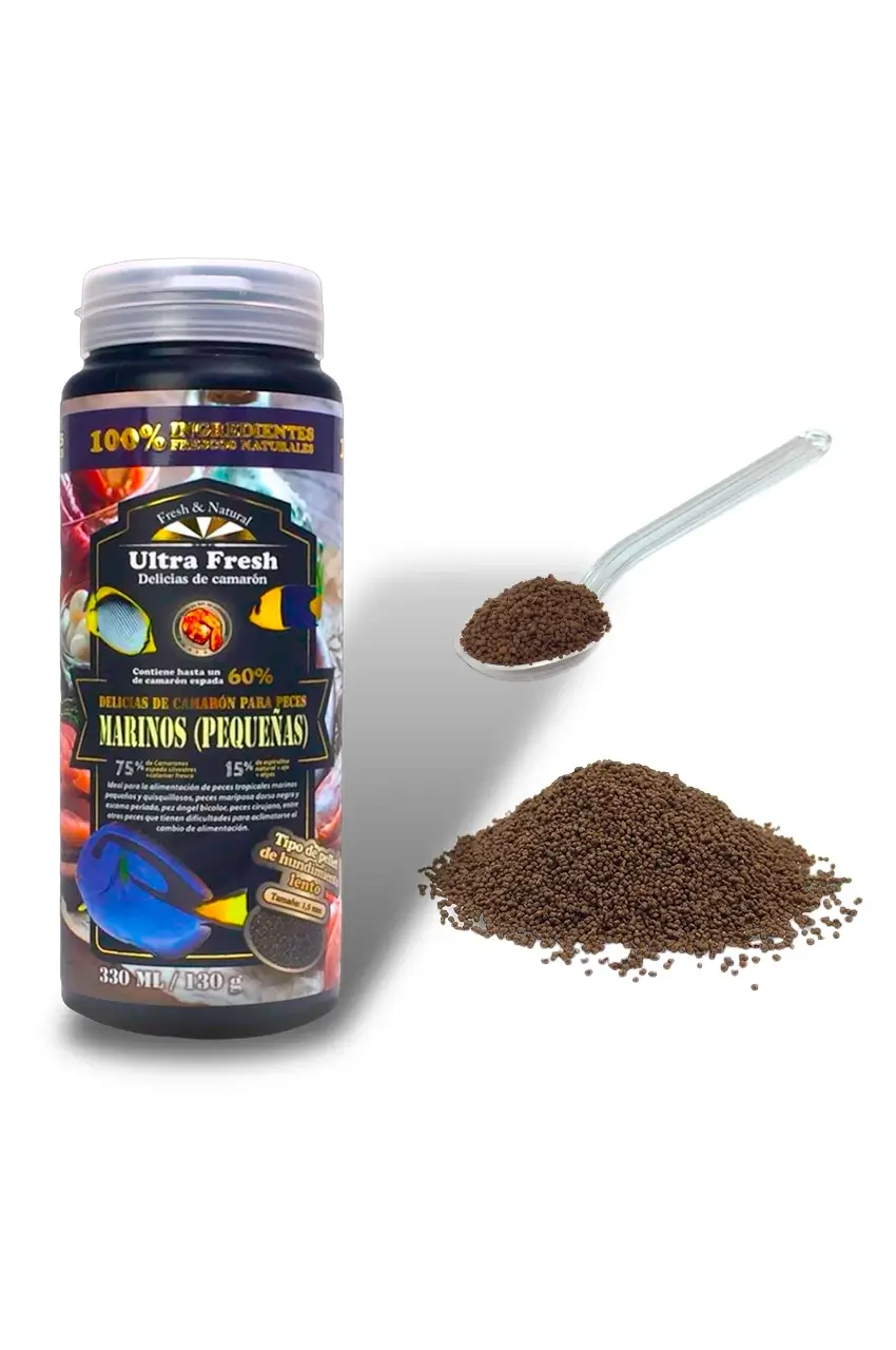 AZOO Marinos 330– Delicias de Camarón para Peces Marinos Pequeños