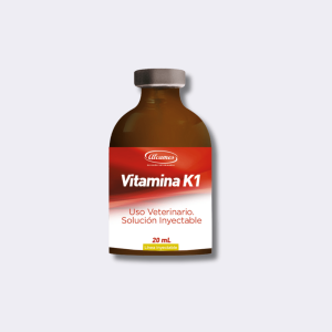 VITAMINA K 1 PARA PERROS Y GATOS 20 ML (INYECTABLE) ALCAMES