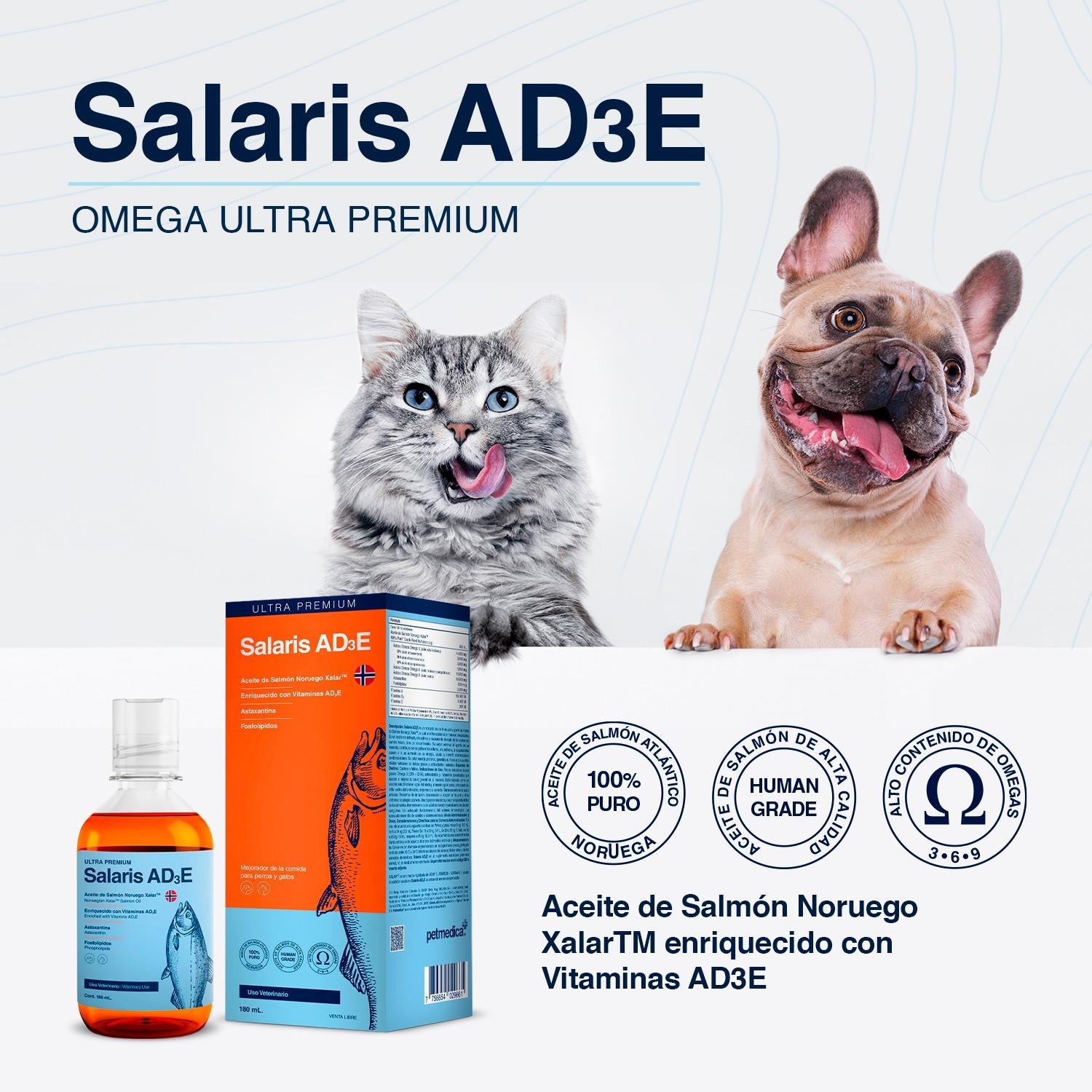 ACEITE DE SALMÓN SALARIS AD3E-Perro y Gato - Imagen 4