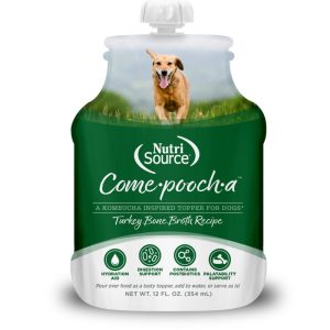 NUTRISOURCE TREAT COME POOCH-A TURKEY 12oz-Topper líquido Pavo-Perro