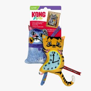 KONG CAT ARTS DALI/VAN GOGH-Kong juguete con catnip para gato