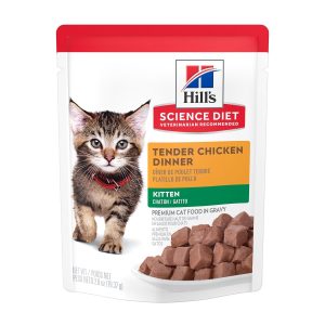 HILLS KITTEN TENDER CHICKEN POUCH- pollo 2.8oz