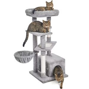 Rascador Casa + 4 Niveles