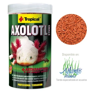 Alimento Especial Para Axolotes Tropical 135g Rico Proteína