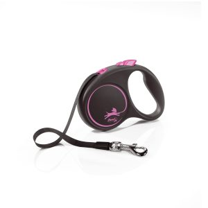 FLEXI RETRACTABLE BLACK DESIGN L-Rosado