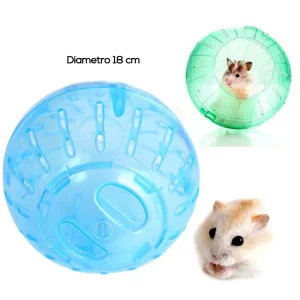 Bola Esfera Grande Para Hámster Sirio O Dorado 18cm Plástica