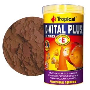 D-vital Plus Alimento En Hojuelas Con Vitamina E Peces Disco