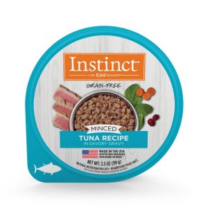 INSTINCT MINCED CUPS TUNA RECIPE 3.5ONZ Gato