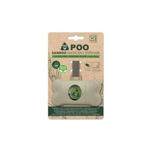 MPETS – Poo Bamboo Waste Bag Dispenser With Bag