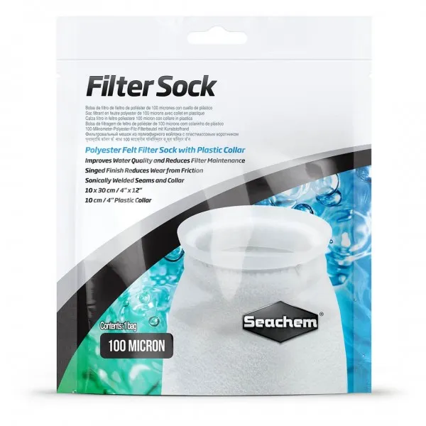 Filter Sock 100 Micron Bolsas De Filtración Agua Acuario