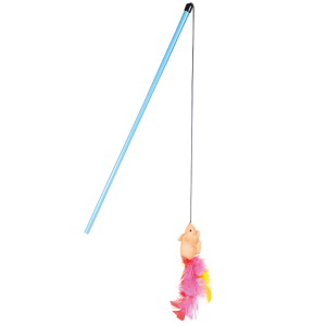 VARA CAT FISHING RATON  FANTASIA CON PLUMAS