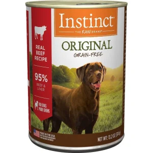 Lata INSTINCT ORIGINAL GRAIN-FREE BEEF13 Onz- Para perro