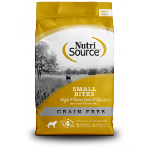 NUTRISOURCE HIGH PLAINS GRAIN FREE PERRO RAZA PEQUEÑA-Res, Trucha y Pavo