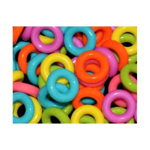 Pack 20 arandelas de plástico de colores