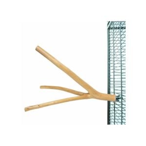 Percha ramificada de madera natural Grande