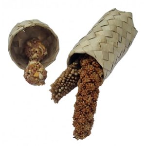 Porta premios de hoja de palma mediano