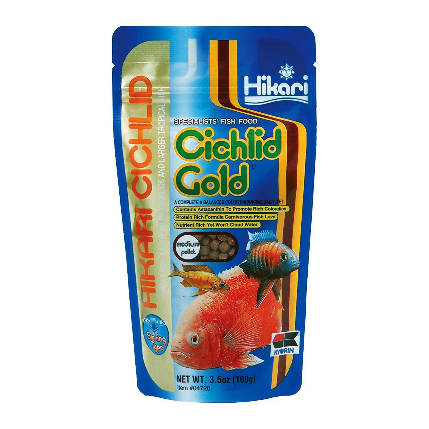 Sinking Cichlid Gold 100gr Hikari