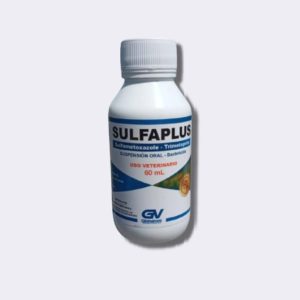 ANTIBIÓTICO, SULFAPLUS 60 ML,  TRIMPRETROPIM + SUFAMETOXAZOL,  PARA PERROS Y GATOS
