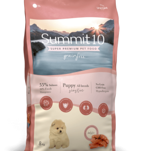 SUMMIT10 PUPPY GRAIN FREE SENSITIVE SALMÓN Y PAPA – PERRO 8KG